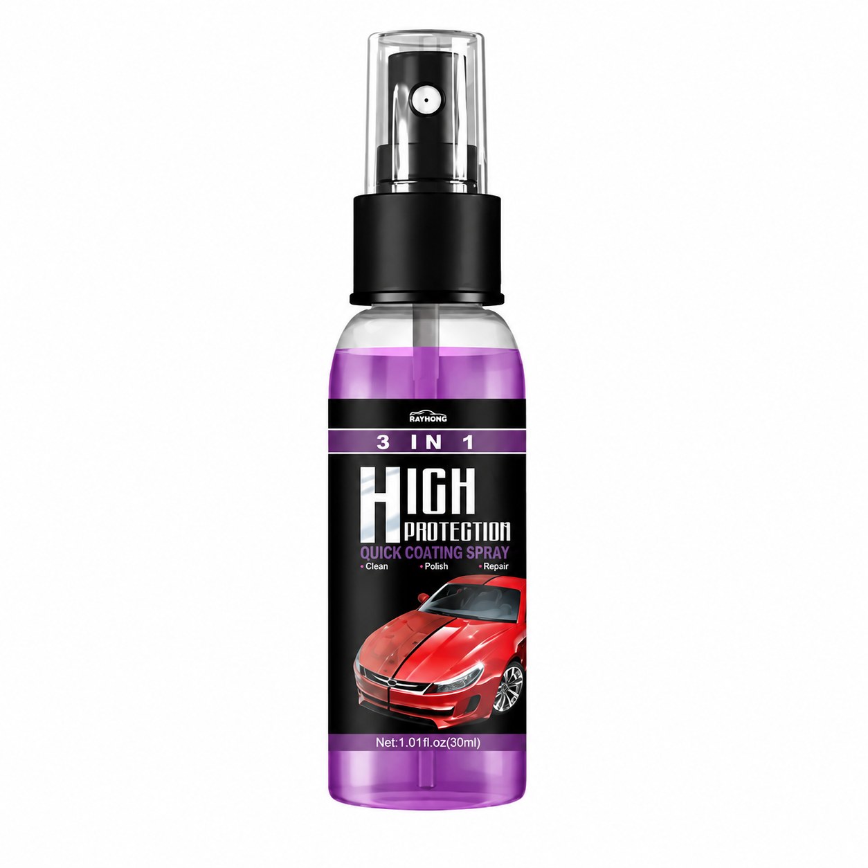 Rigvonex 3-in-1 ceramic coating spray 30ml bottle
